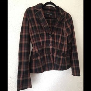 New York & Company Plaid Blazer
